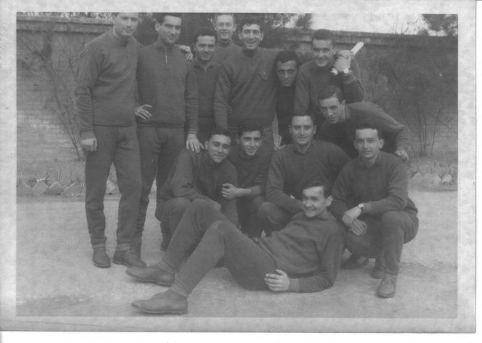 3^ comp. nel cortile
